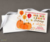 2, 3 or 4 Child Pumpkin Fall Birthday Invitation