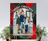 Arch Photo Plaid Christmas Card