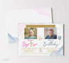 Birthday & Baptism Double Celebration Invitation