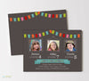 Bunting Joint Birthday Party Invitations