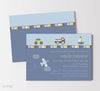 Car & Truck Boy Baby Shower Invitation