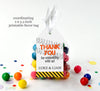 construction birthday printable thank you favor tag