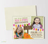 Fall Harvest Double Birthday Invitations