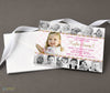 First Year Photo Collage Girl Birthday Invitations