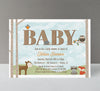 Forest Friends Baby Shower Invitation