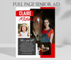 THE GRAD - Full Page Senior Yearbook Ad