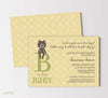 Teddy Bear Gender Neutral Baby Shower Invitation