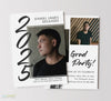 Masculine Simple Graduation Invitation