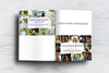 half page multi photo yearbook ad with ten photos and text of your choice