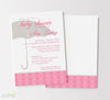 Sprinkle Girl Baby Shower Invitation