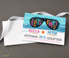 Sunglasses Tween or Teen Joint Birthday Invite