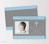 Traditional Photo Baptism Invitation