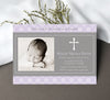 Traditional Photo Baptism Invitation