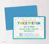 Twice The Fun Joint Birthday Party Invitations